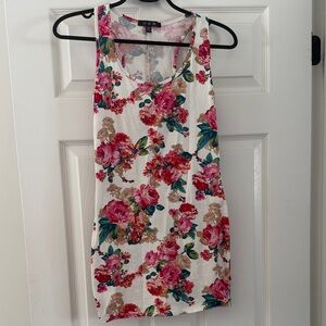 Vibrant Floral Women's Short Dress